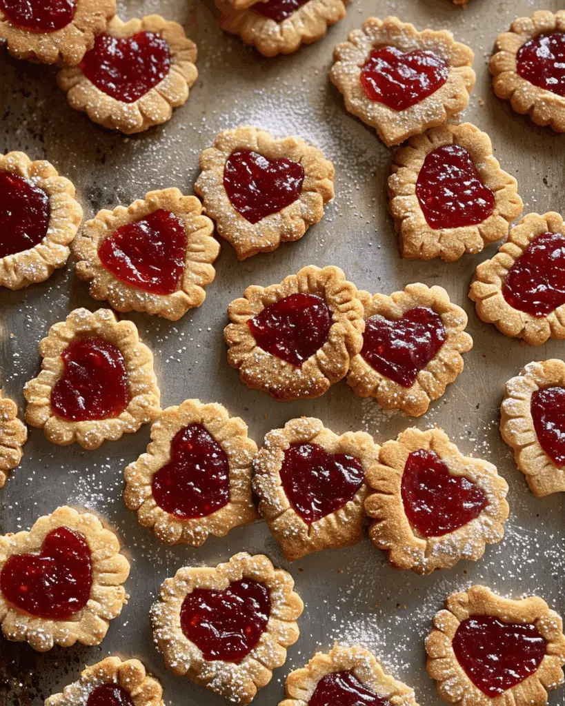 Heart Jam Cookies