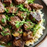 Crockpot Garlic Butter Steak Bites