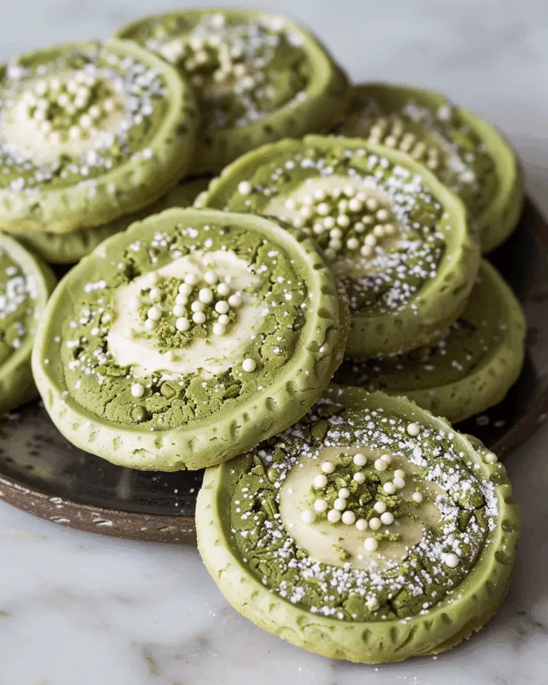 Brown Butter White Chocolate Matcha Cookies