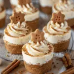Easy Apple Crisp Mini Cheesecakes