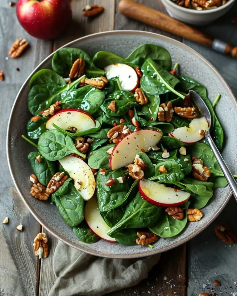 Nourishing Spinach and Apple Salad Recipe