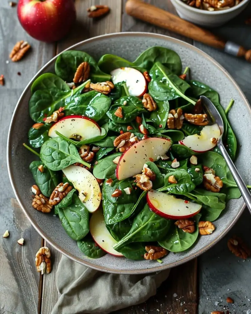 Nourishing Spinach and Apple Salad Recipe
