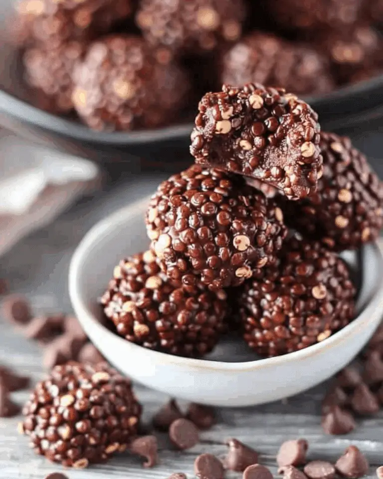 4-Ingredient Dark Chocolate Quinoa Bites