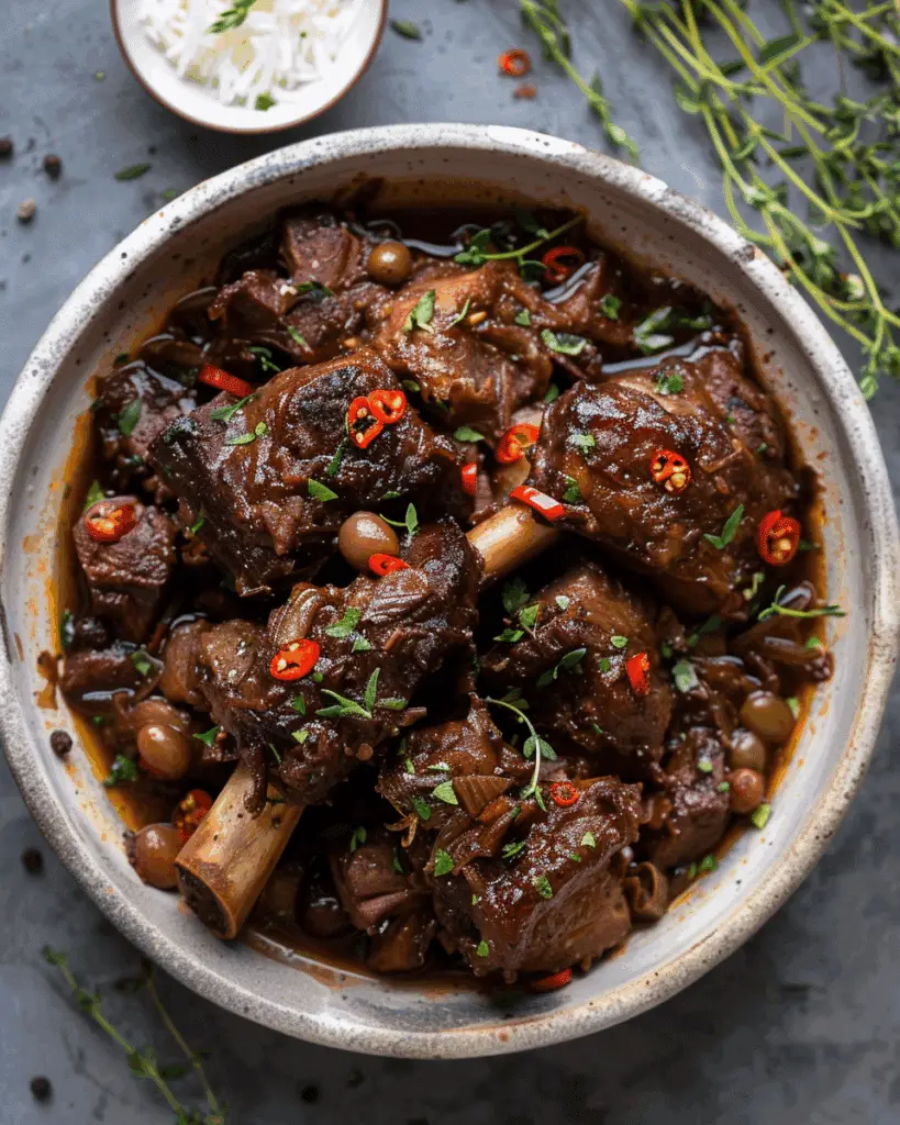 Jamaican-Style Oxtail