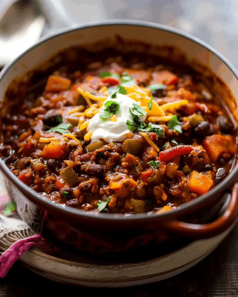 Vegetarian Pumpkin Chili