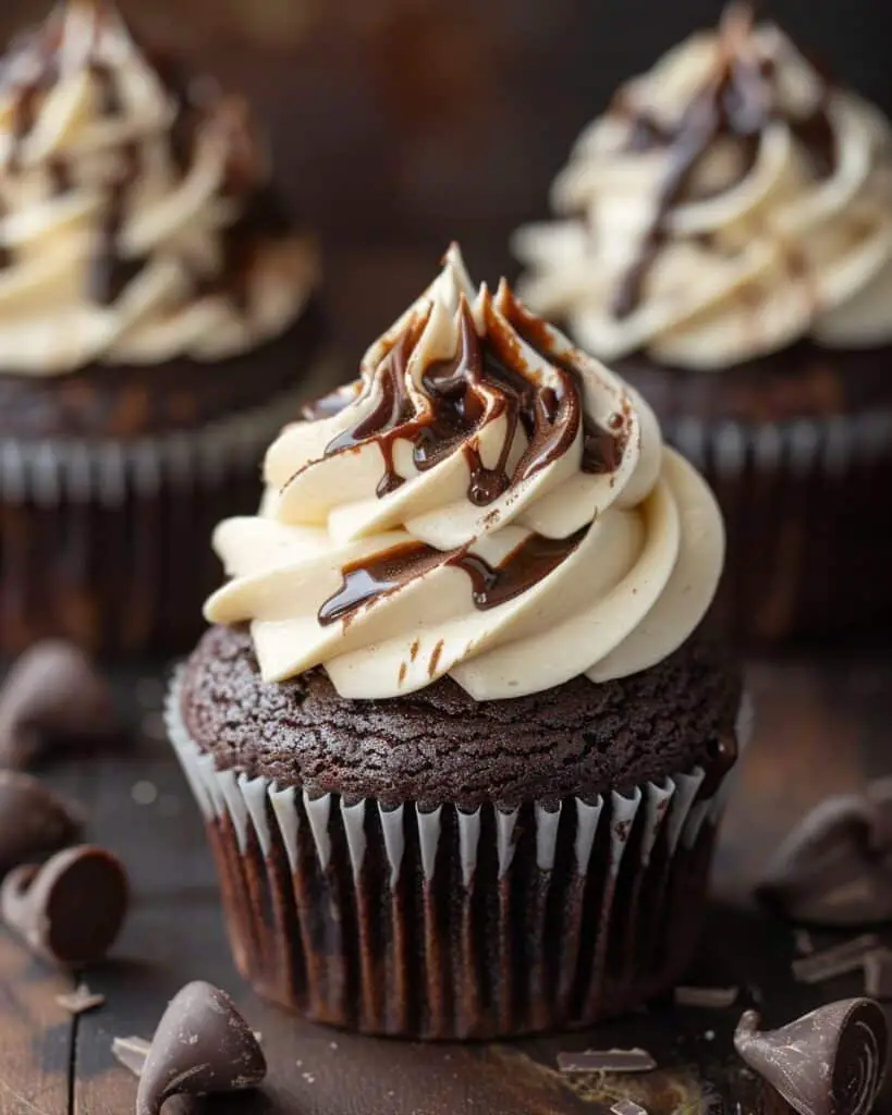 Chocolate Cream Cupcakes