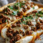 Cheesy Garlic Bread Sloppy Joes