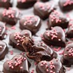 Chocolate Covered Cookie Dough Hearts
