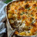 Easy Hamburger Potato Casserole