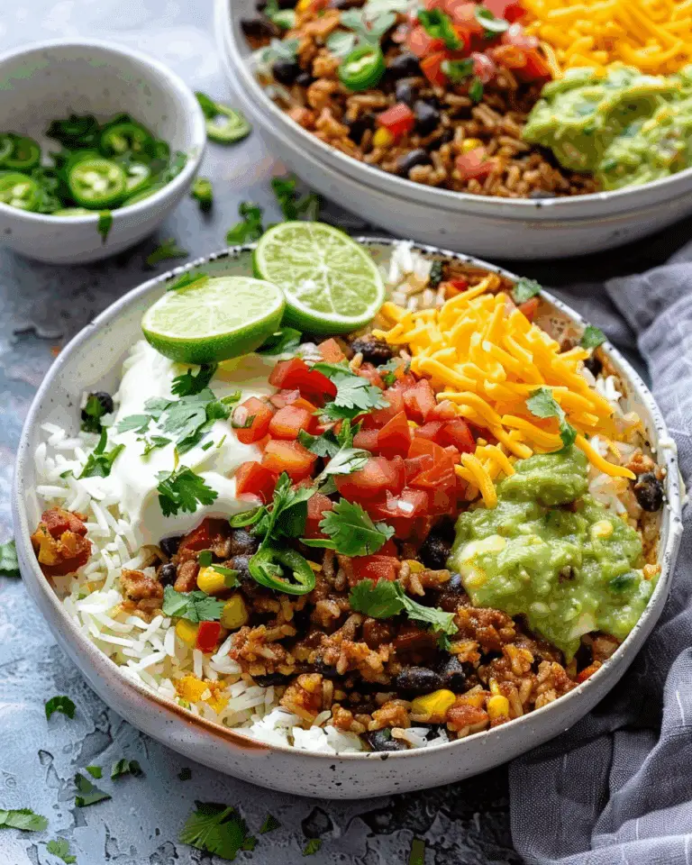 Easy Taco Rice Bowl