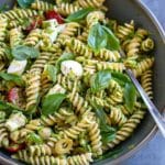 Pesto Pasta Salad with Mozzarella
