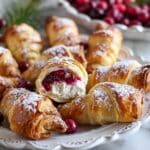 Cranberry Cream Cheese Crescent Bites