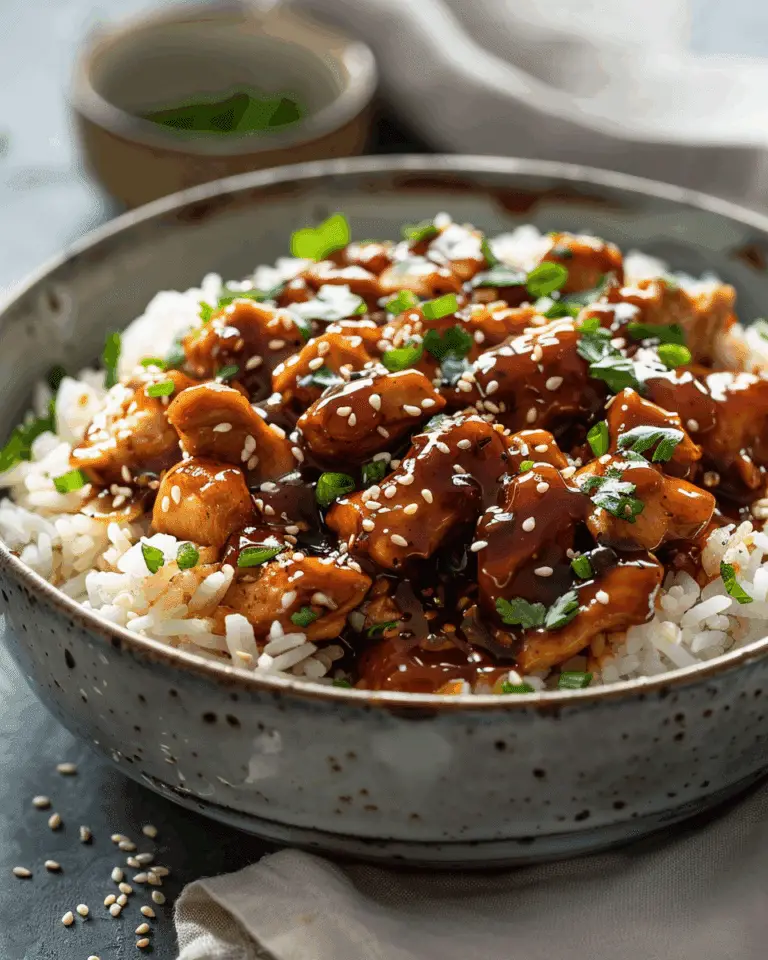 Honey BBQ Chicken Rice