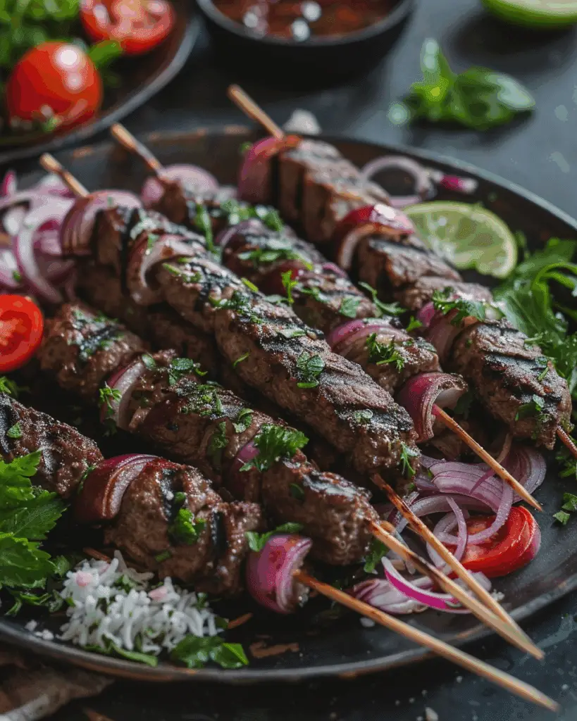 Beef Kafta Kebabs