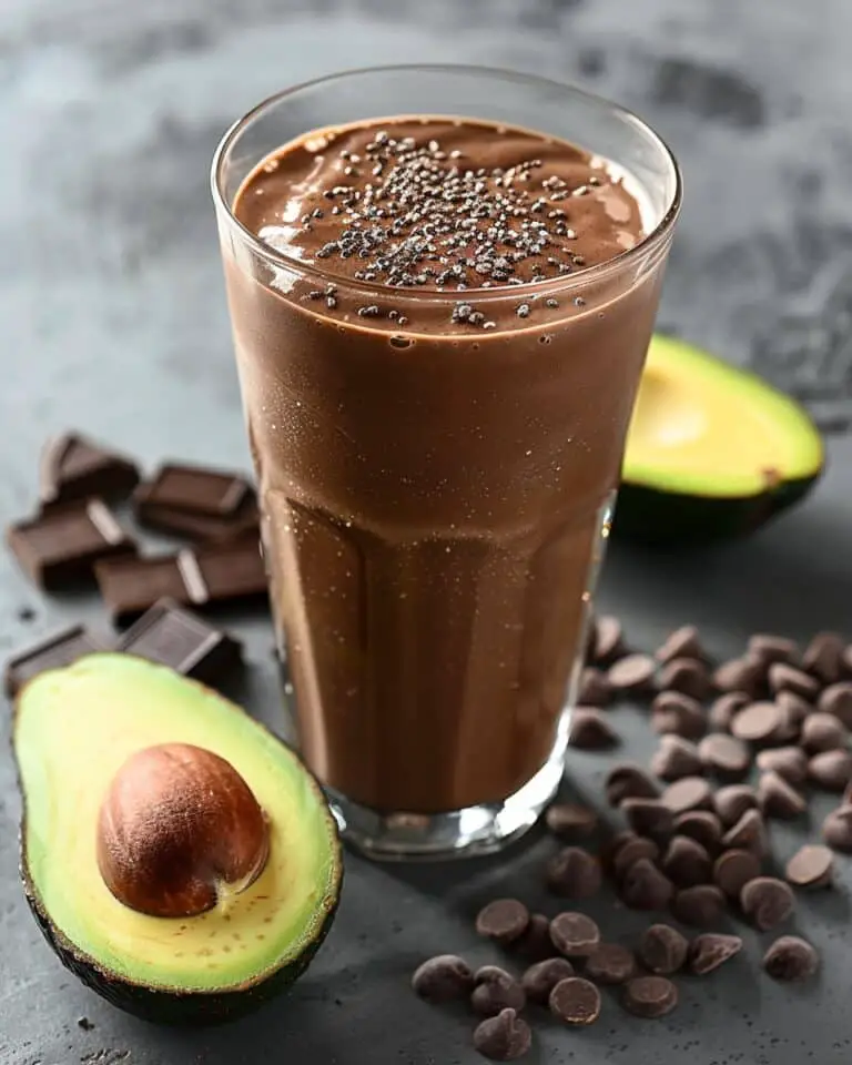 Keto Avocado Chocolate Smoothie Recipe