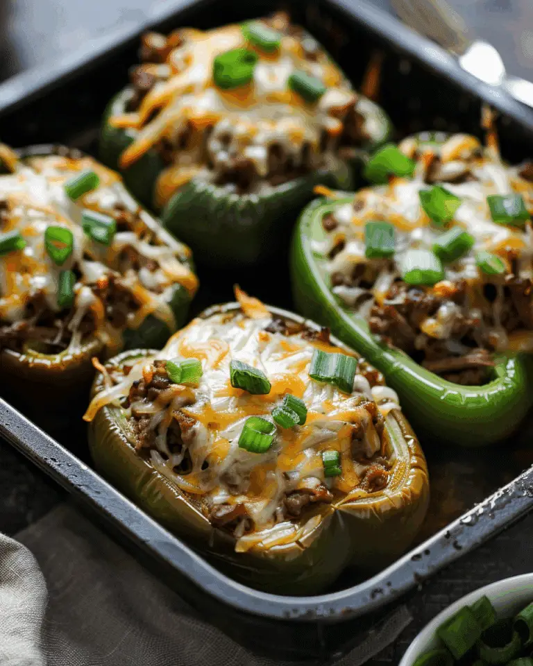 Philly Cheesesteak Stuffed Peppers