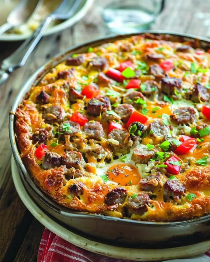 Easy Sausage and Egg Casserole