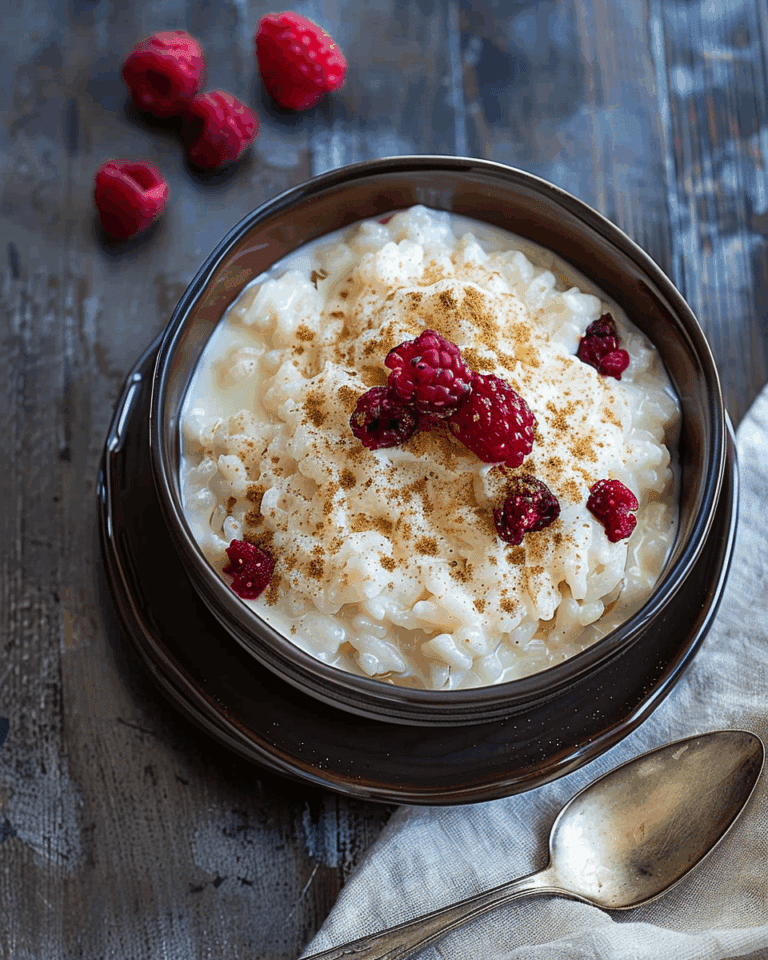 Old-Fashioned Rice Pudding