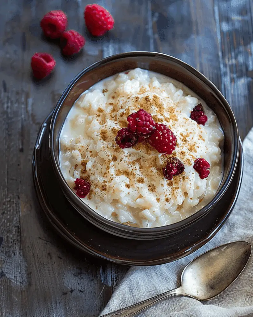 Old-Fashioned Rice Pudding