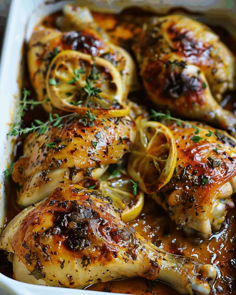 Baked Lemon Butter Chicken