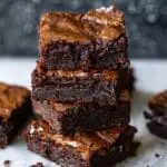 Easy One Bowl Fudgy Cocoa Brownies