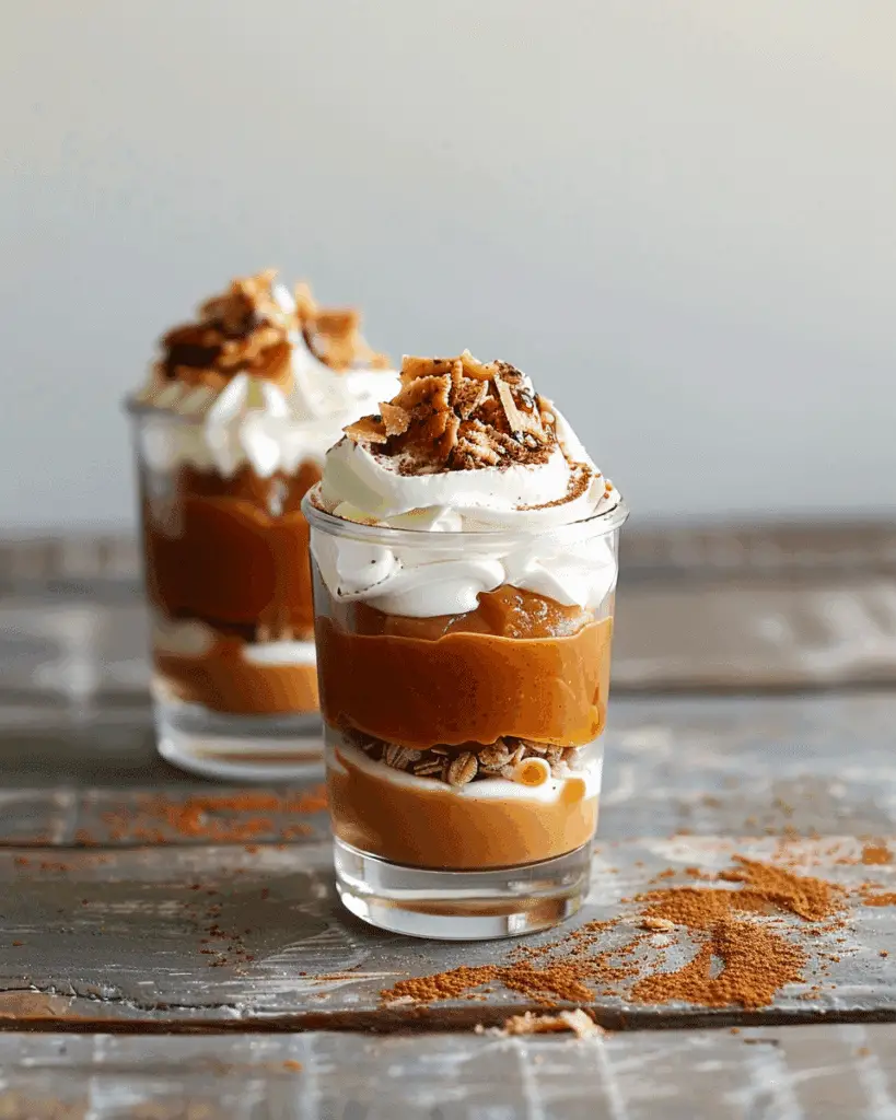 Pumpkin Pie Parfaits