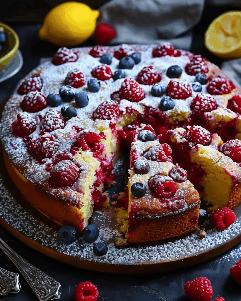 Raspberry Lemon Cake