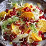 Fennel, Orange & Pomegranate Salad with Honey Citrus Vinaigrette