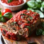 Whole30 Tomato Basil Turkey Meatloaf