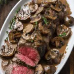 Beef Tenderloin with Mushroom Sauce