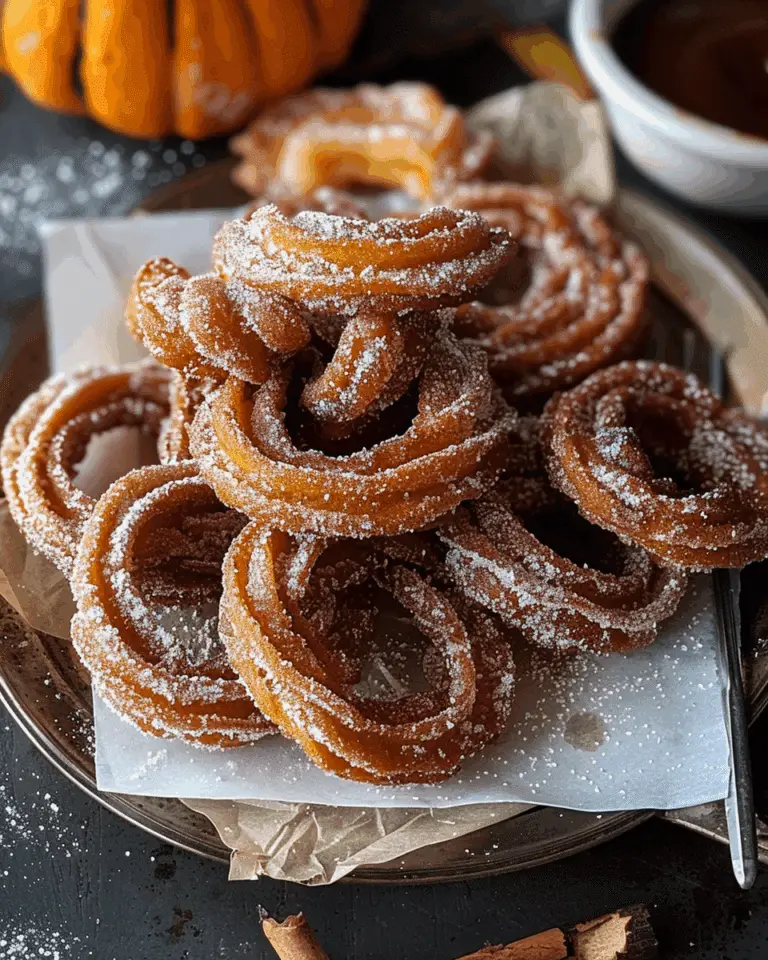 Brown Butter Pumpkin Churros