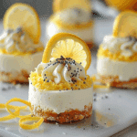 Mini Lemon Cheesecakes
