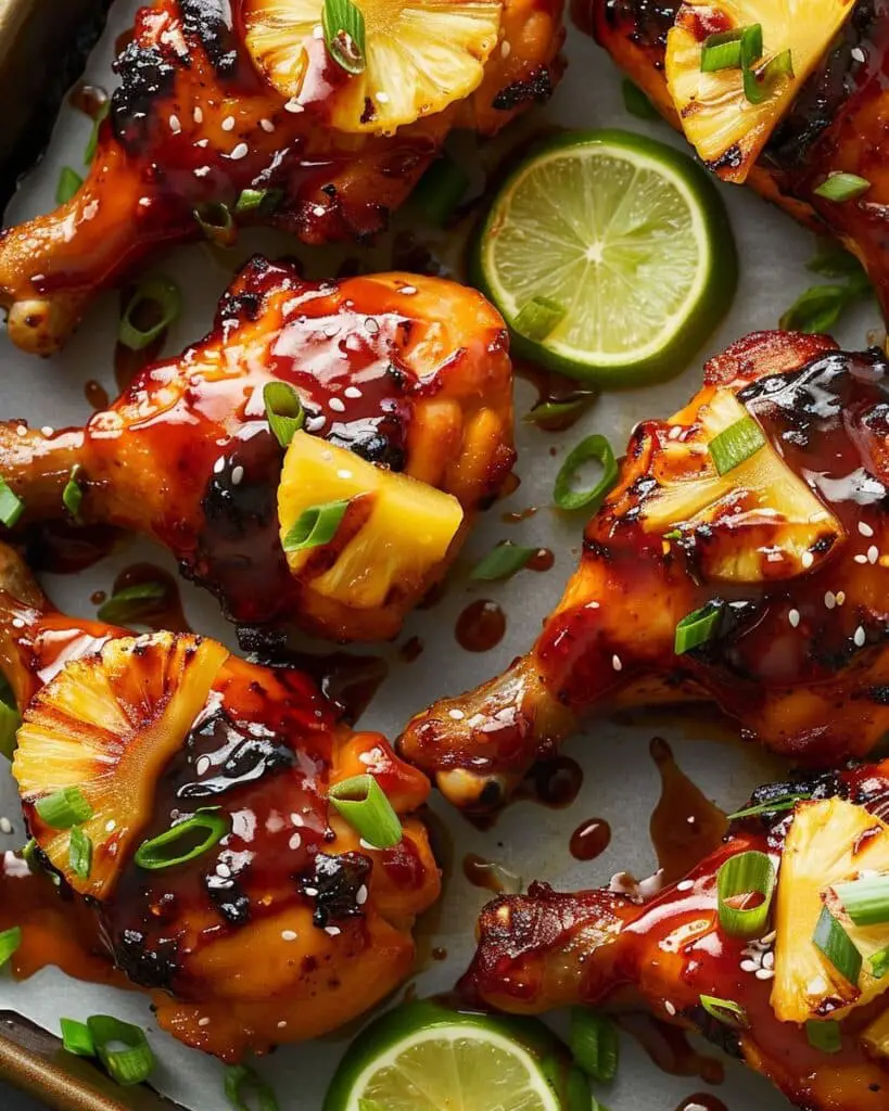 Sheet-Pan BBQ Pineapple Chicken