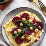 Creamy Polenta Recipe with Roasted Beets