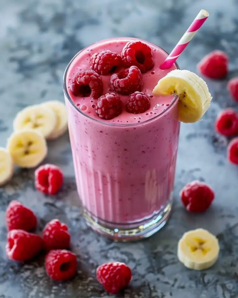 Raspberry Banana Smoothie