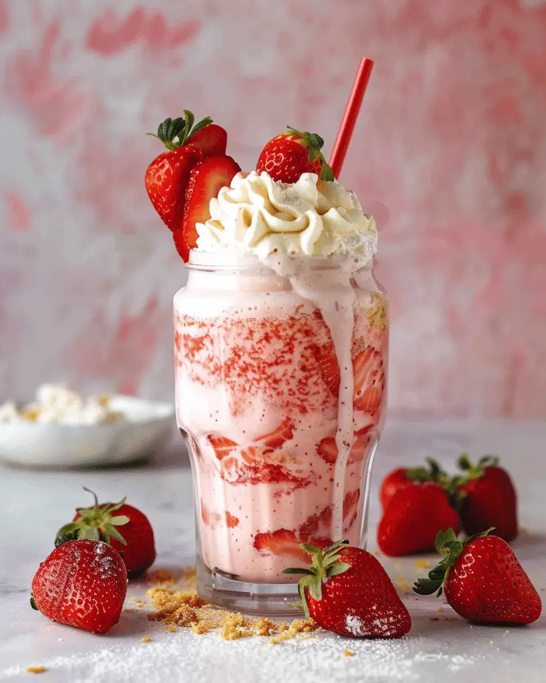 Strawberry Cheesecake Milkshake