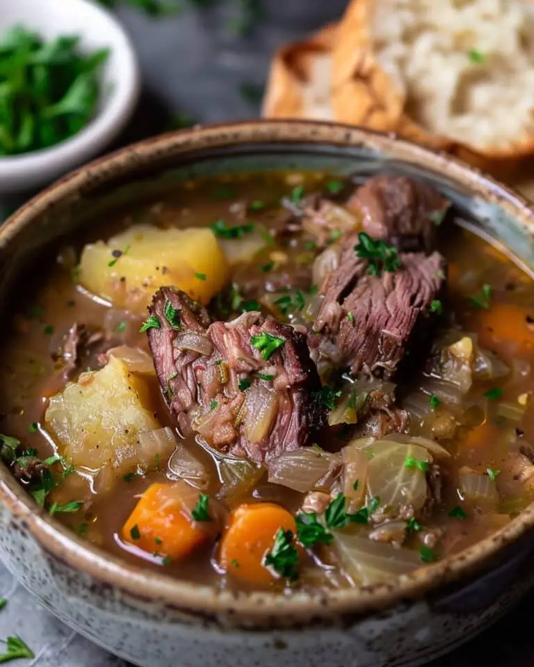 Slow Cooker Corned Beef & Cabbage Stew