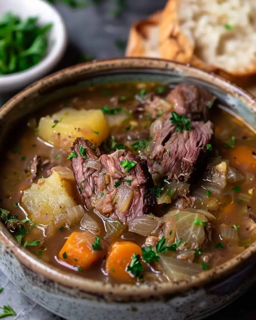 Slow Cooker Corned Beef & Cabbage Stew