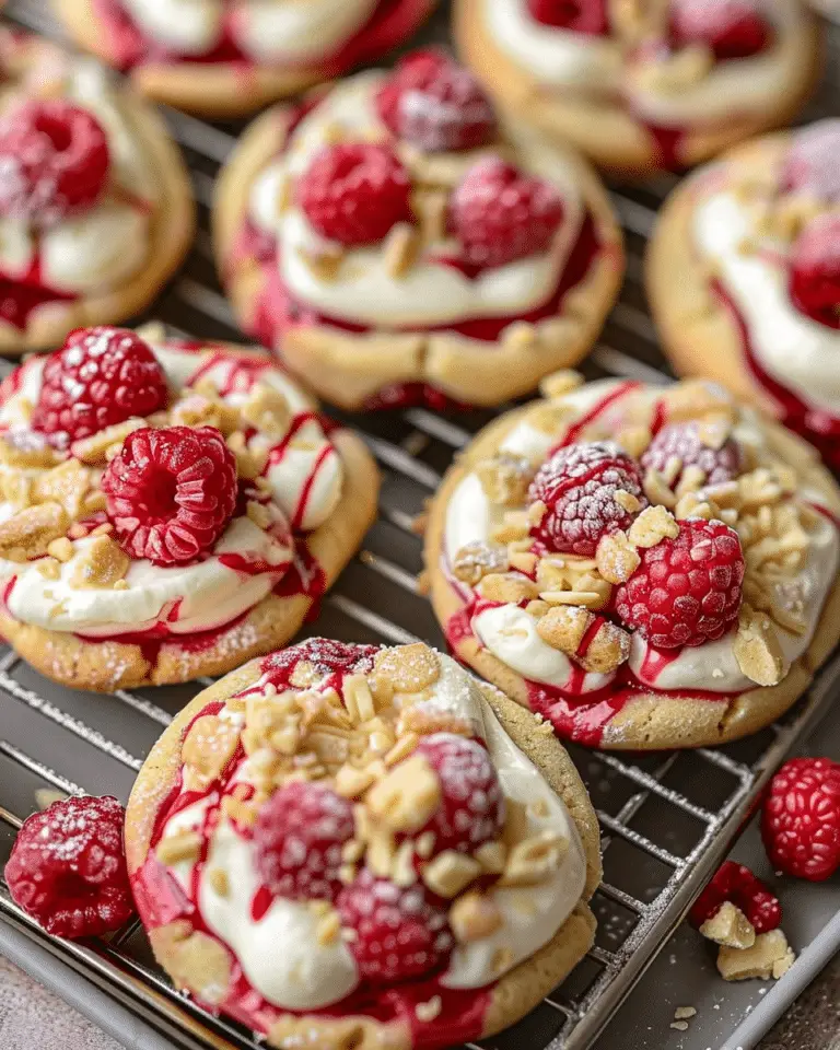 Raspberry Cheesecake Cookies