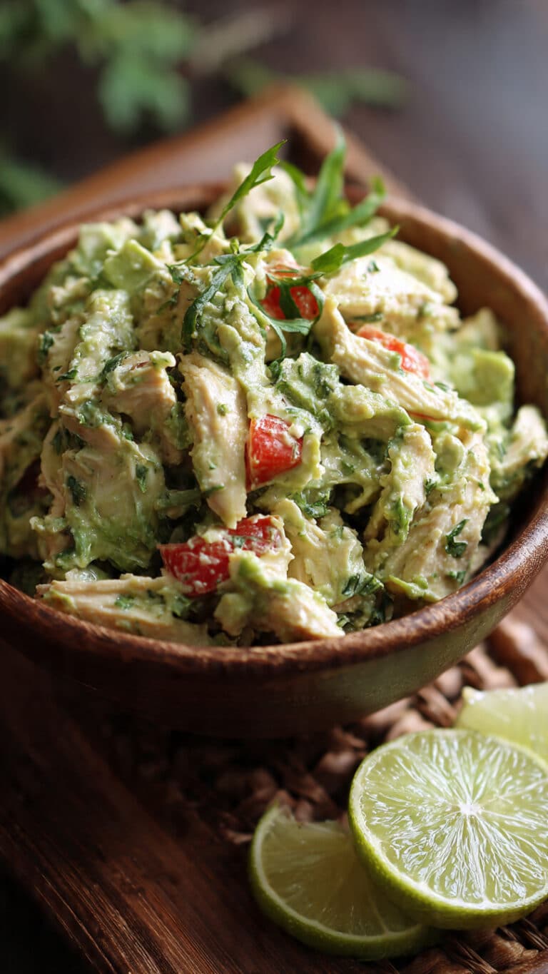 Easy & Healthy Avocado Chicken Salad