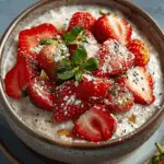 Strawberries and Cream Porridge