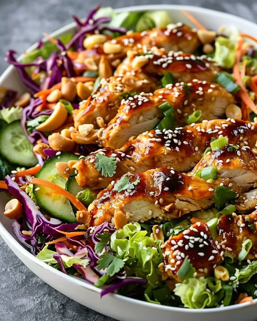 Crunchy Asian Sesame Chicken Salad