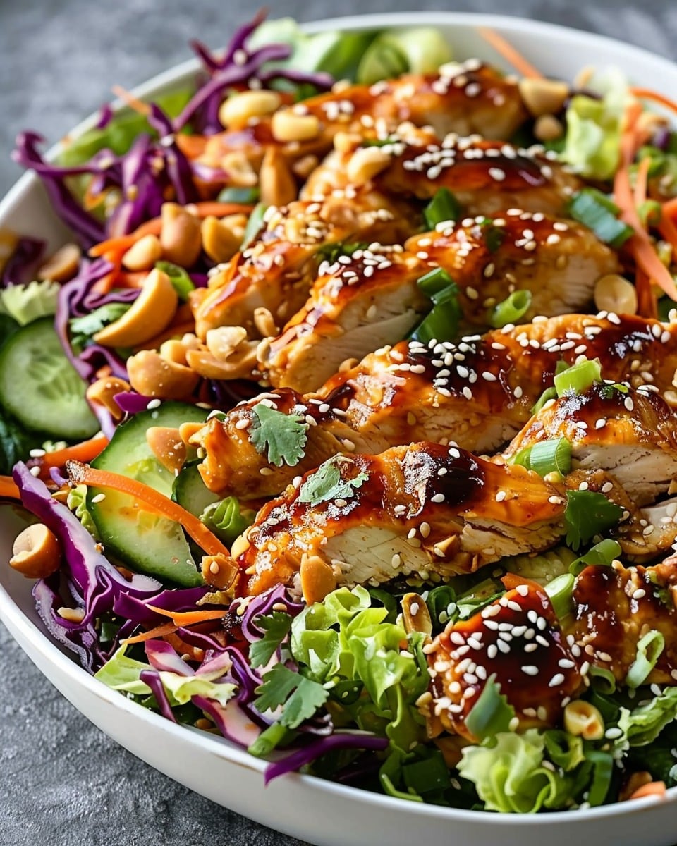 Crunchy Asian Sesame Chicken Salad
