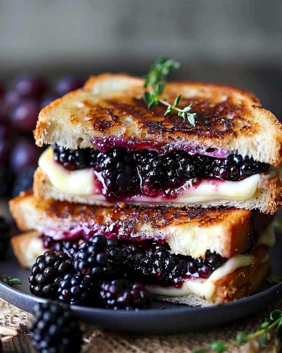 Ultimate Blackberry Balsamic Grilled Cheese