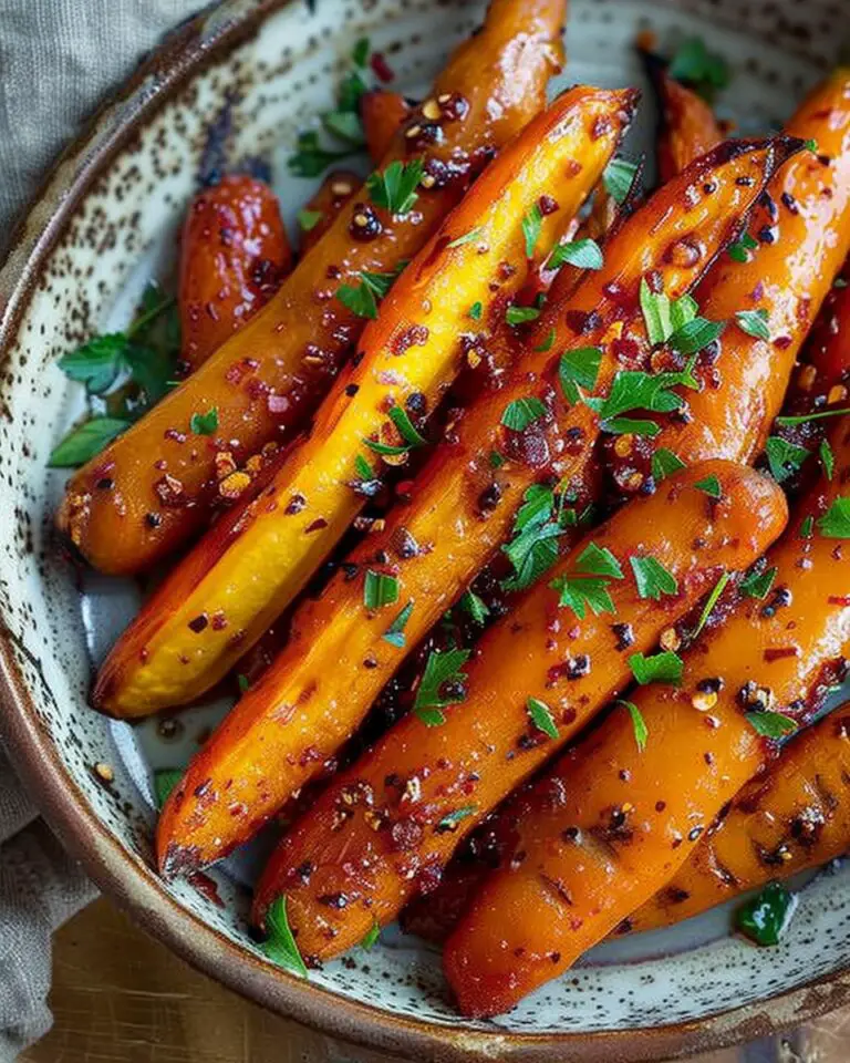 Spicy-Sweet Roasted Honey Carrots