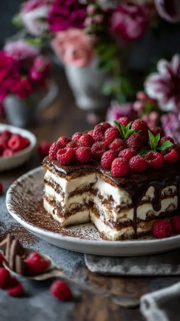Raspberry Tiramisu