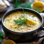 Greek Lemon Chicken Soup