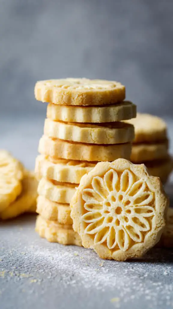 Orange Shortbread Cookies