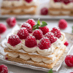Raspberry Cream Napoleons