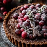 Gingerbread Chocolate Tart
